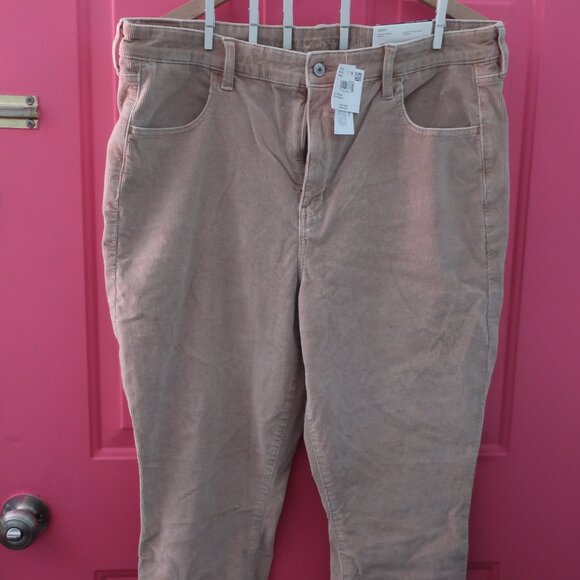 AMERICAN EAGLE NWT Skinny Stretch Corduroy Pants Size 18 - Picture 1 of 5